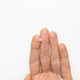 0.40ct 4.90x4.20x2.94mm GIA VS2 D Half Moon Brilliant 19587-01