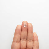 0.76ct 8.04x5.34x2.02mm SI1 E Pear Rosecut 19594-01