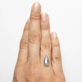 3.00ct 14.70x7.74x3.23mm Pear Rosecut 19604-26