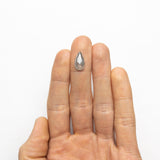 3.00ct 14.70x7.74x3.23mm Pear Rosecut 19604-26