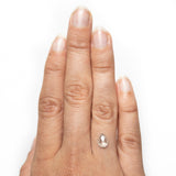 SOLD D11553 JULY 8, 2024 - 0.89ct 7.69x5.55x2.30mm Pear Rosecut 19609-19