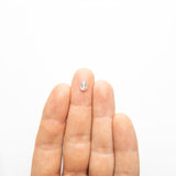 0.86ct 8.06x5.04x2.41mm Pear Rosecut 19609-23