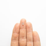 0.65ct 7.54x4.52x2.69mm Pear Double Cut 19609-30