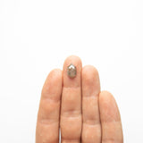 2.90ct 13.35x7.90x3.46mm Hexagon Rosecut 19610-08