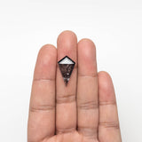 7.37ct 22.78x13.02x3.90mm Kite Rosecut 19611-01