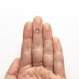 0.60ct 6.84x4.64x2.39mm Pear Rosecut 19616-14