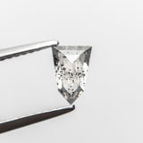 0.70ct 6.61x4.60x2.72mm Shield Rosecut 19617-01