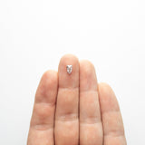 0.70ct 6.61x4.60x2.72mm Shield Rosecut 19617-01