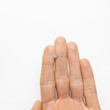 1.37ct 7.43x5.96x3.47mm Shield Double Cut 19617-04