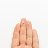 1.29ct 8.35x6.18x3.07mm Hexagon Rosecut 19619-26