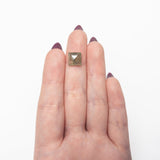 4.38ct 9.52x9.43x4.10mm Square Rosecut 19622-06
