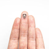 2.38ct 8.75x7.44x4.20mm Coffin Rosecut 19622-15