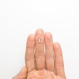 1.00ct 10.33x6.44x1.98mm Pear Rosecut 19645-01