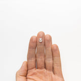 2.02ct 7.97x6.68x4.40mm Oval Double Cut 19753-12