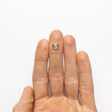 1.24ct 6.59x8.22x2.36mm Shield Portrait Cut 19768-02