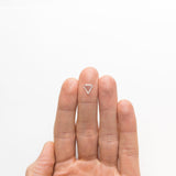 0.92ct 8.17x8.10x1.80mm VS1 G Shield Portrait Cut 19854-06