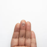 1.01ct 8.25x6.54x1.84mm VS1 H Hexagon Portrait Cut 19854-38