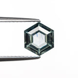 1.39ct 7.97x6.92x3.09mm Hexagon Double Cut Sapphire 19878-01