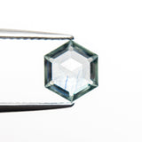 1.39ct 7.97x6.92x3.09mm Hexagon Double Cut Sapphire 19878-01