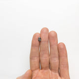 1.25ct 8.25x5.51x3.40mm Fancy Dark Grey Oval Brilliant 19913-10