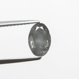 1.00ct 7.76x5.18x3.32mm Fancy Grey Oval Brilliant 19913-20