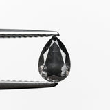0.74ct 6.99x4.67x3.12mm SI2 Fancy Dark Grey Pear Brilliant 19923-11