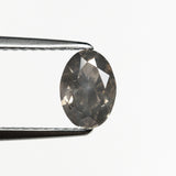 0.80ct 6.92x4.94x2.99mm I1 Fancy Grey Oval Brilliant 19923-17