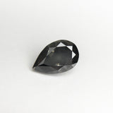 1.03ct 8.00x5.24x3.52mm GIA I1 Fancy Dark Grey Pear Brilliant 19924-01