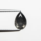 1.03ct 8.00x5.24x3.52mm GIA I1 Fancy Dark Grey Pear Brilliant 19924-01