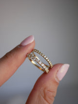 Wide Half Eternity Band
