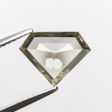 1.70ct 8.32x10.80x3.20mm Shield Rosecut 20019-07