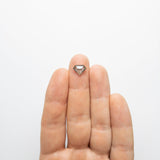 1.70ct 8.32x10.80x3.20mm Shield Rosecut 20019-07