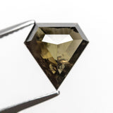 2.90ct 9.89x9.56x4.55mm Shield Rosecut 20019-08