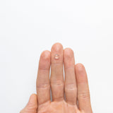 0.85ct 6.37x6.35x2.71mm Round Rosecut Sapphire 20112-01