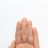 1.04ct 7.03x7.02x2.56mm Round Rosecut Sapphire 20113-01