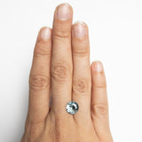 3.06ct 9.34x9.18x4.92mm Round Brilliant Sapphire 20682-01
