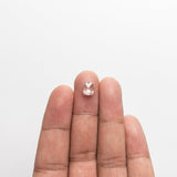 1.03ct 7.66x6.55x2.04mm VS2 F Cushion Rosecut 20730-01