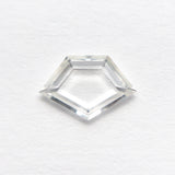 0.97ct 6.40x9.60x1.82mm Shield Portrait Cut Sapphire 20782-01