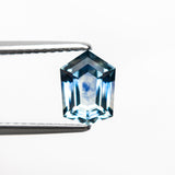 1.21ct 7.81x5.78x3.10mm Hexagon Step Cut Sapphire 20837-01