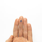 0.89ct 7.05x6.04x1.41mm Geometric Portrait Cut Sapphire 20857-01