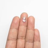 1.42ct 10.59x6.42x2.16mm SI2 G Oval Rosecut 20939-08