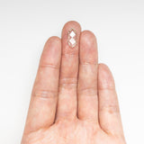 2.12ct 14.45x7.38x2.05mm SI2 L Moval Rosecut 20939-09