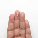 0.50ct 5.82x4.17x2.11mm Half Moon Rosecut 20950-19