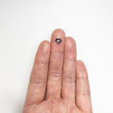 0.62ct 6.01x7.42x1.92mm Shield Rosecut 20950-23