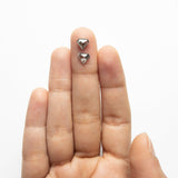 1.31cttw 2pc 5.89x6.95x2.22mm 5.95x7.03x2.30mm Shield Rosecut Matching Pair 20951-15