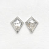 0.76cttw 2pc 6.21x5.00x1.93mm 6.22x4.99x1.92mm Kite Rosecut Matching Pair 20951-36