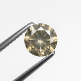 1.00ct 6.40x6.39x3.78mm GIA Fancy Brownish Greenish Yellow Round Brilliant 20979-01