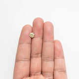 1.00ct 6.40x6.39x3.78mm GIA Fancy Brownish Greenish Yellow Round Brilliant 20979-01