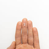 1.00ct 8.36x5.85x2.00mm SI1 E/F Oval Rosecut 21160-01