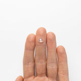 1.00ct 7.50x7.20x2.22mm VVS2 F Trillion Rosecut 🇨🇦 21187-01